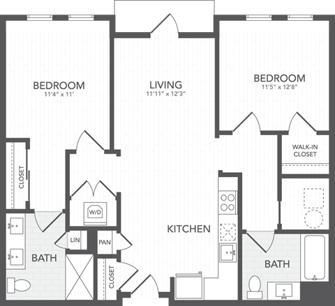 a blueprint of a floor plan of a house